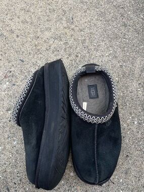 Ugh platform clog slippers size 7